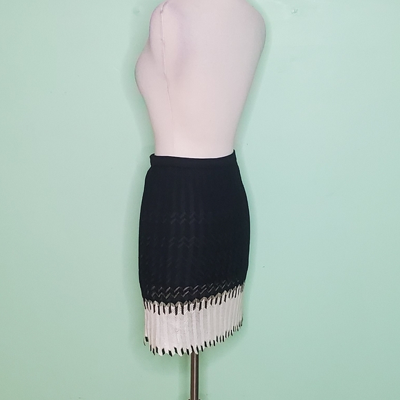 Missoni Black & White Knit Mini Skirt - Picture 5 of 7